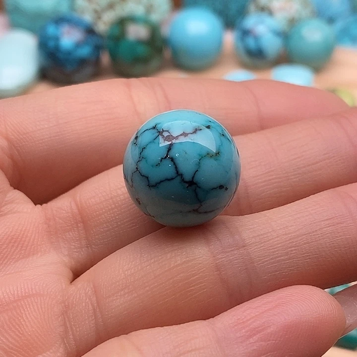 绿松石未镶嵌原矿高瓷绿松石配饰