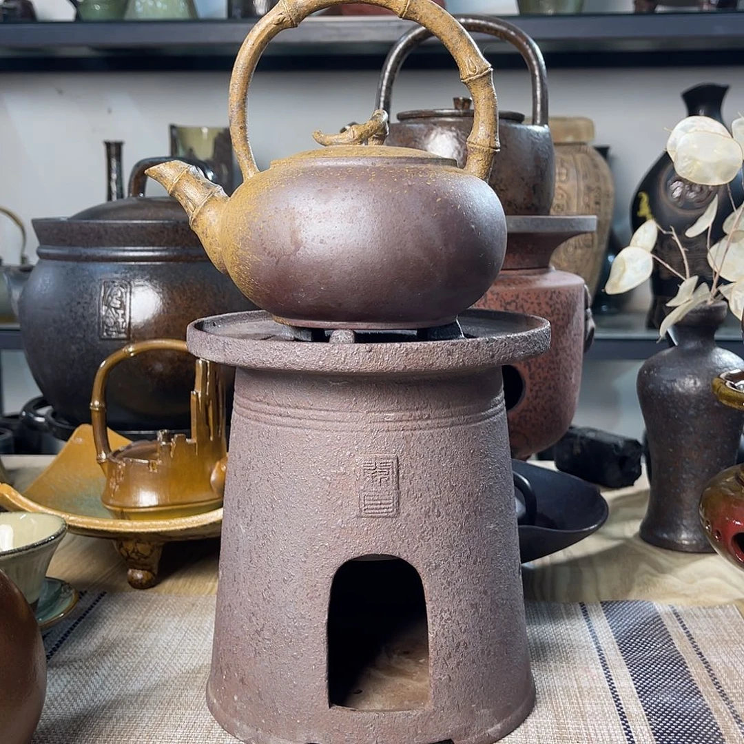 槿***汐碟紫砂粗陶实用茶器