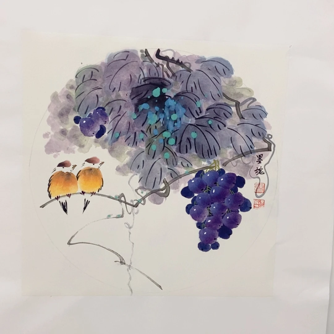 国画手寫手繪作品9