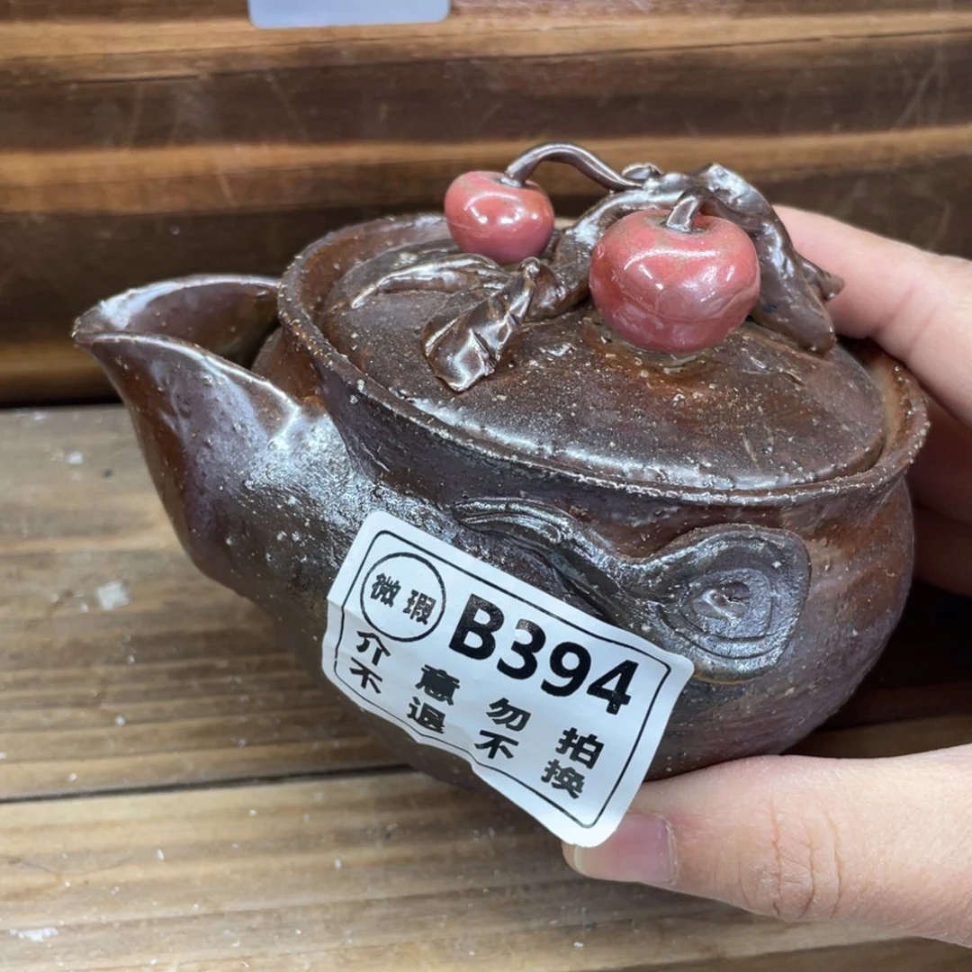 陶纯手工柴烧茶壶茶具瑕瑕