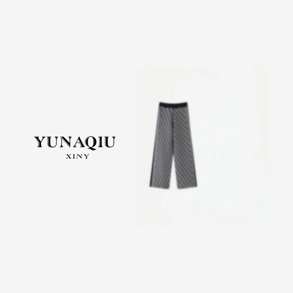 YUNAQIU-时尚百搭简约秋冬休闲裤-9815