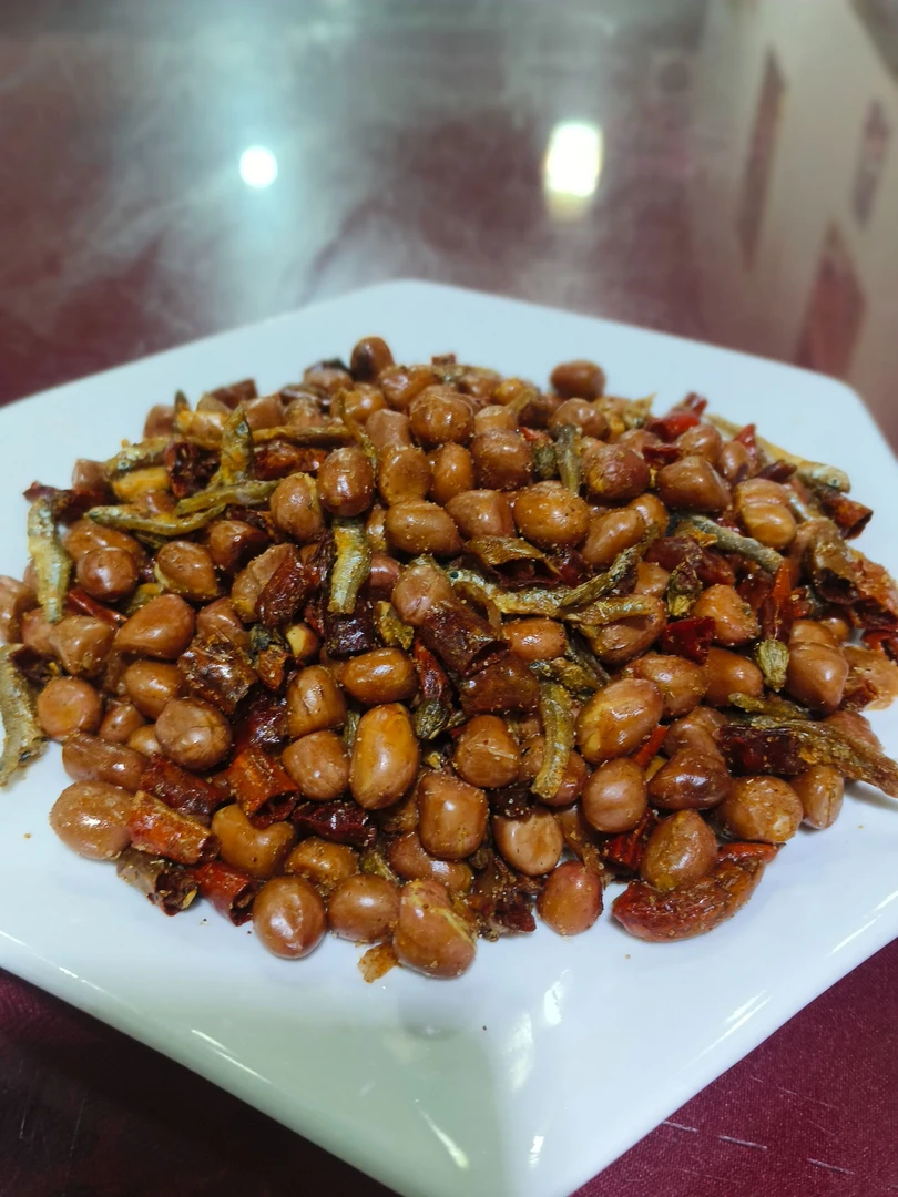 苏北特产五香酥脆小鱼花生米旅游休闲必备下酒菜即食零食