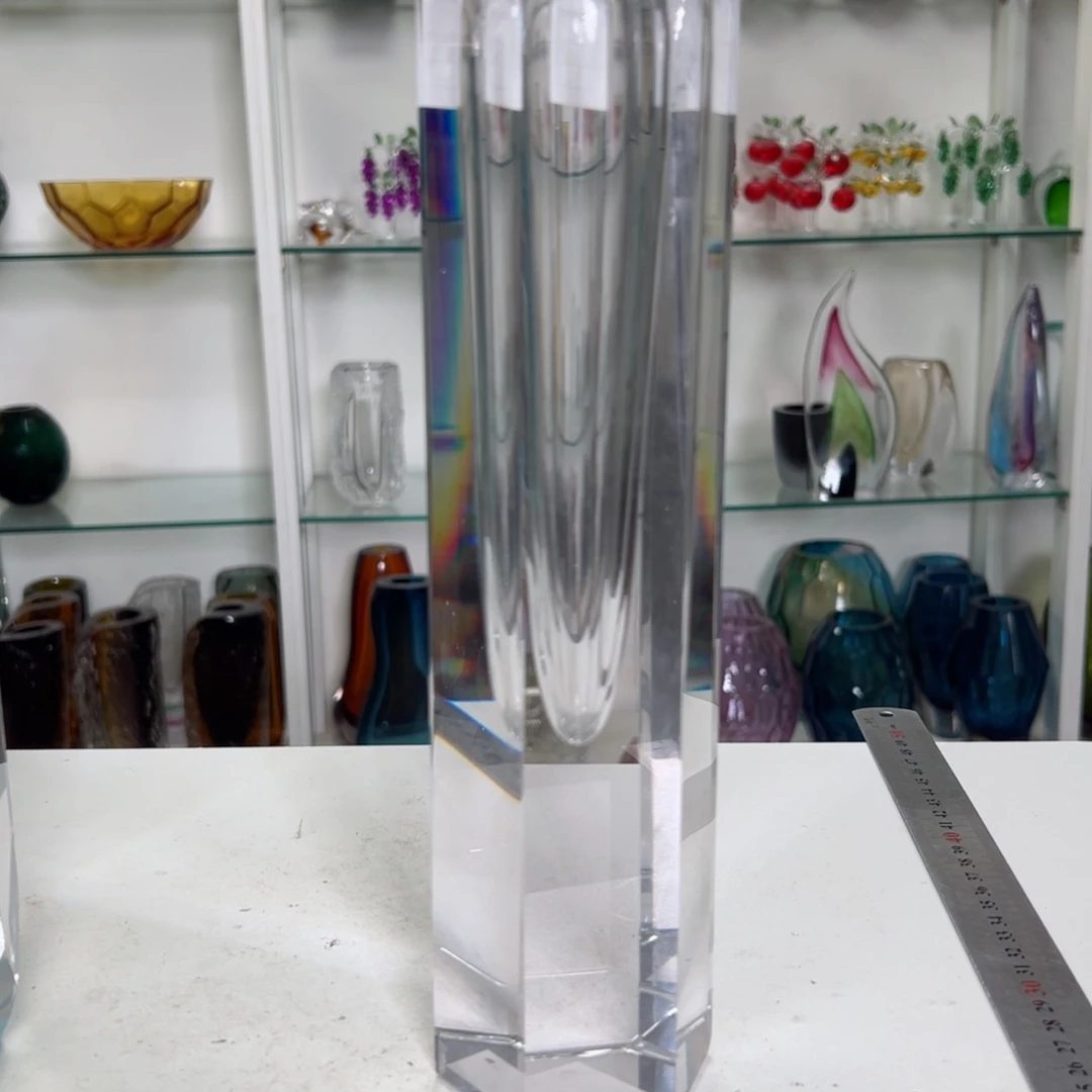 高 26 轻奢琉璃花器福利正常手工痕迹