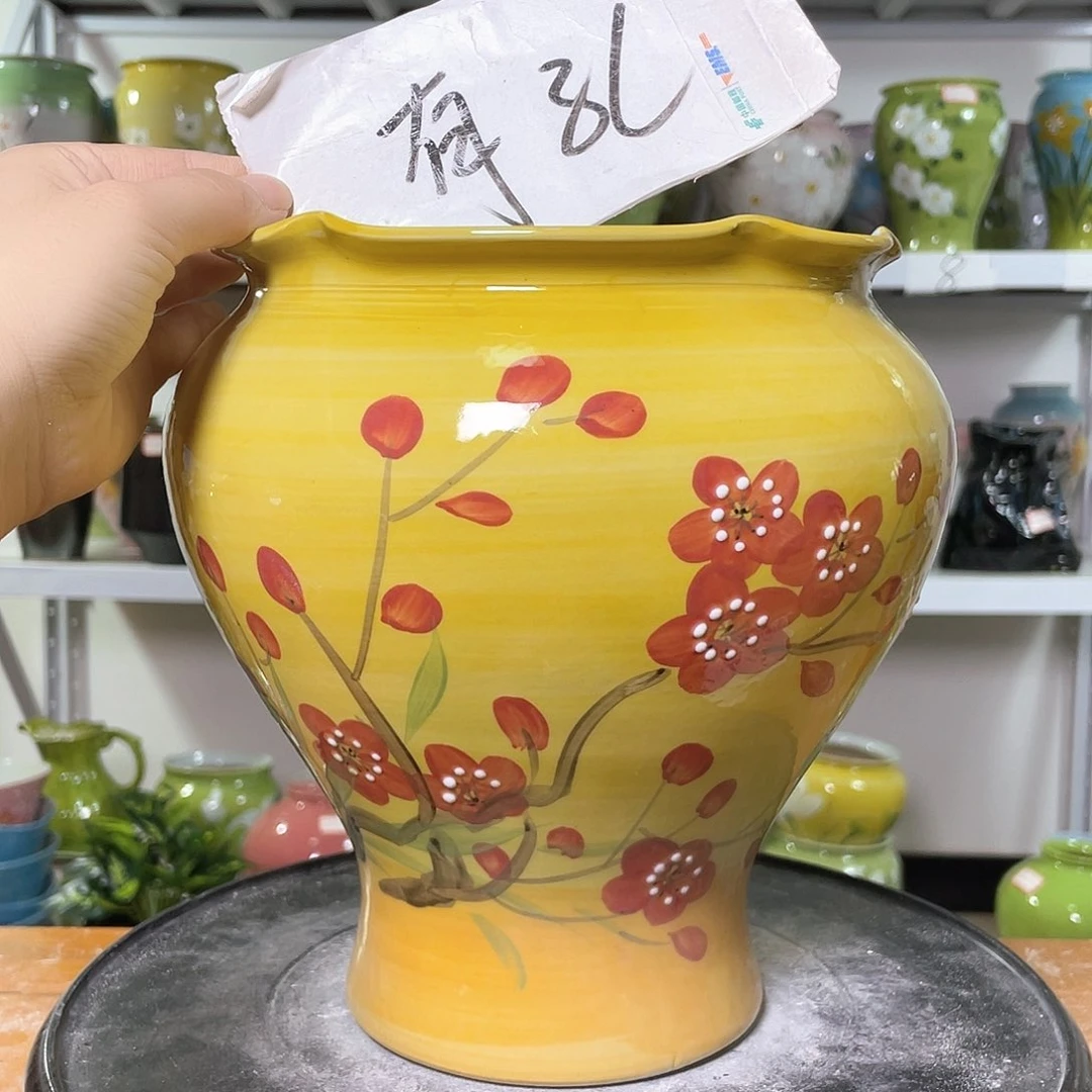 景德镇陶瓷花盆花器暇258