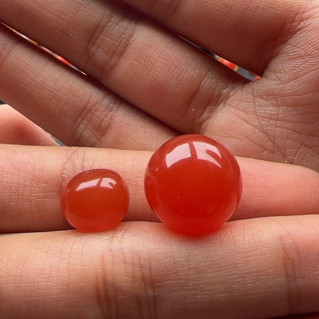 南红玛瑙圆珠15.2未镶嵌酷*迪