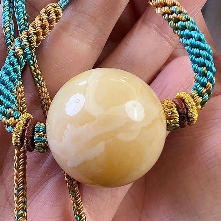 蜜蜡颈饰未镶嵌蜜蜡
