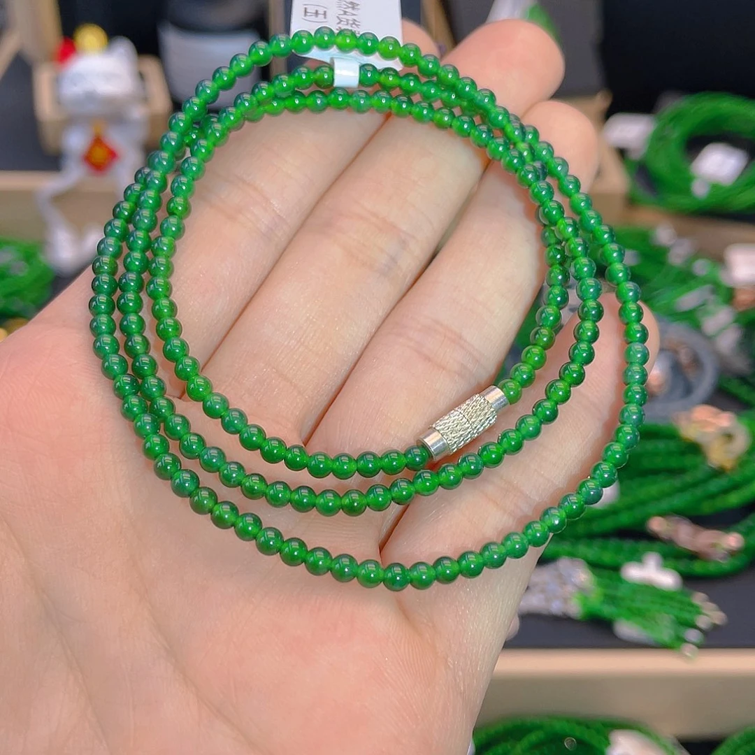 翡翠手链未镶嵌项链卡3