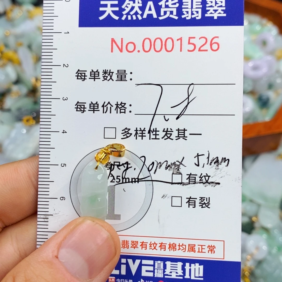 颈饰未镶嵌翡翠1526
