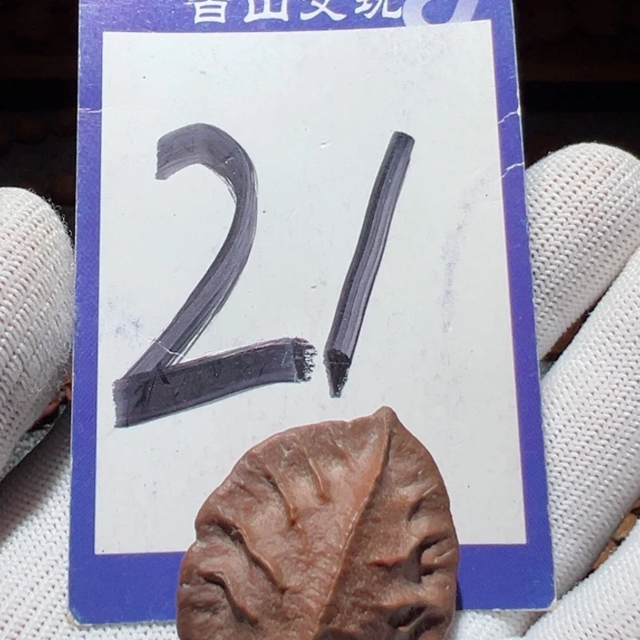 手串桃核景异形树叶核桃21有磕碰