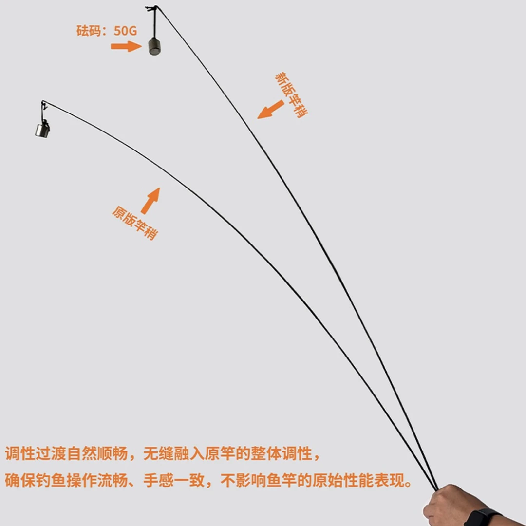 kaiwo/开沃精工1.65MM竿稍 适用于隐刃鲢7.2米/7.5米/8.1米