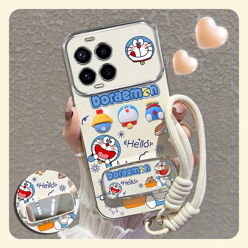适用【华为nova13pro】手机壳可爱叮当猫大视窗硅胶保护套女款可爱
