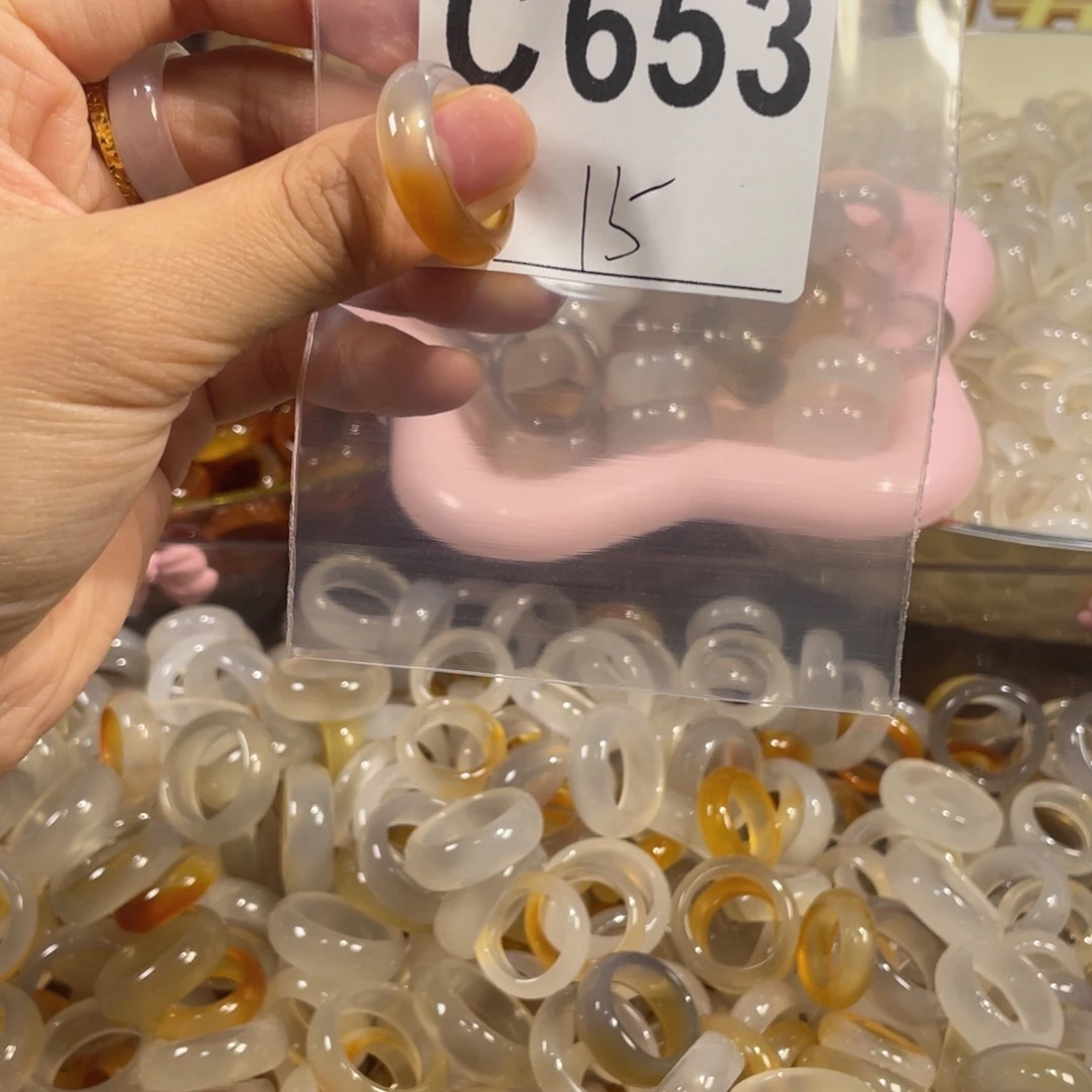 未镶嵌戒指玛瑙/玉髓653