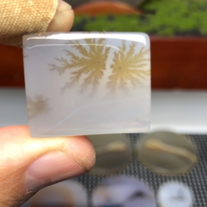 玛瑙/玉髓合金天然玛瑙画面吊坠