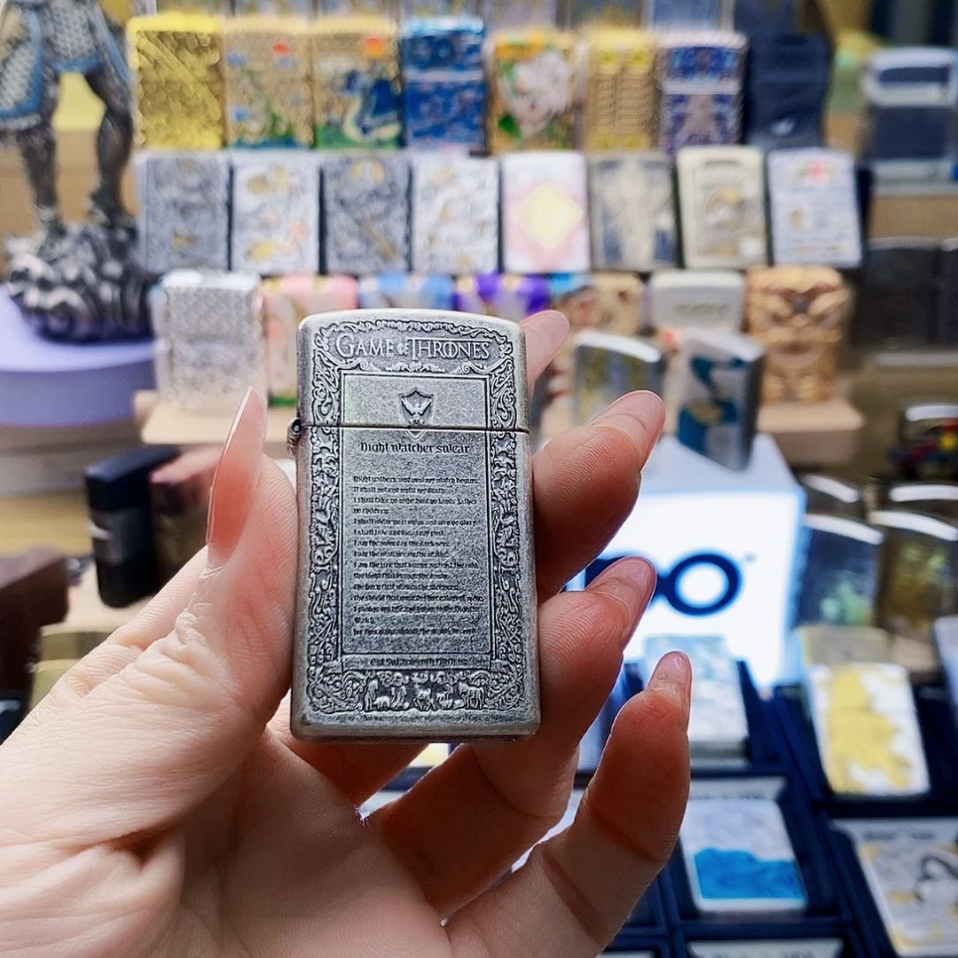 用***3铁古银窄机打火机