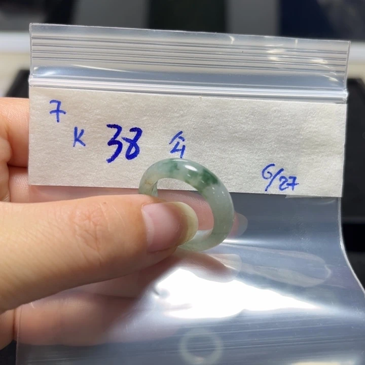 定制翡翠未镶嵌戒指卡18