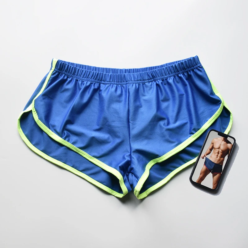 TAUWELL夏季健身超短裤男速干透气弹力网眼宽松家居田径跑步短裤