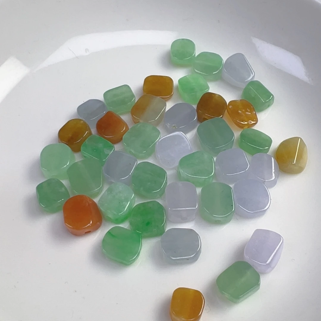 翡翠散珠方块一颗 可挑