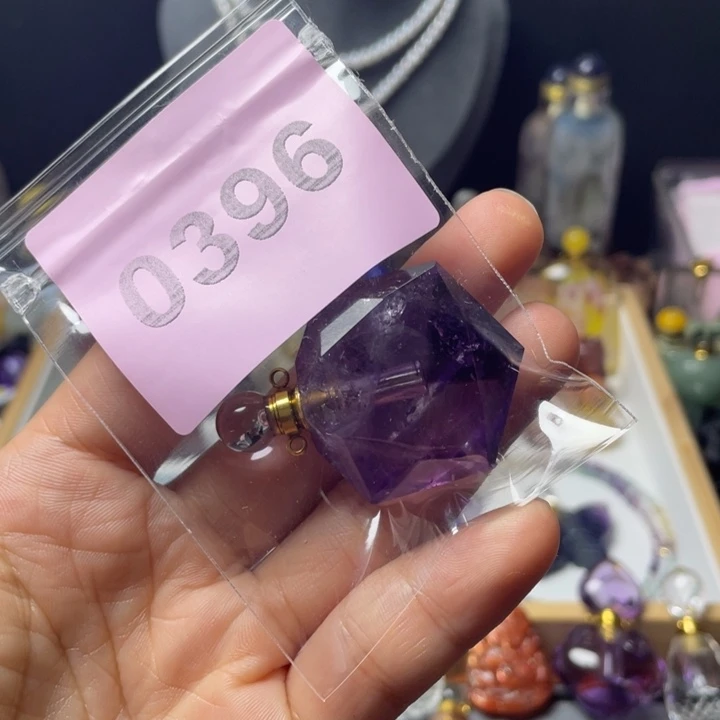 颈饰银S925镶嵌紫晶:****)