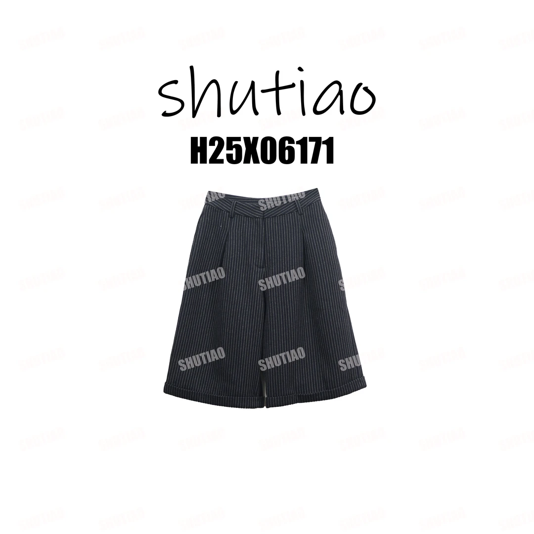 【SHUTIAO】2025秋冬：新款小众设计款短裤H25X06171