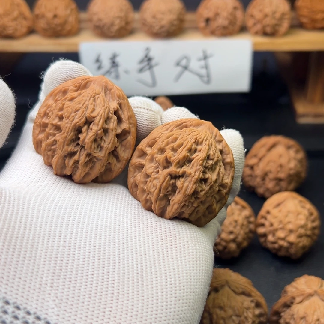 吊坠文玩核桃38麦穗虎头