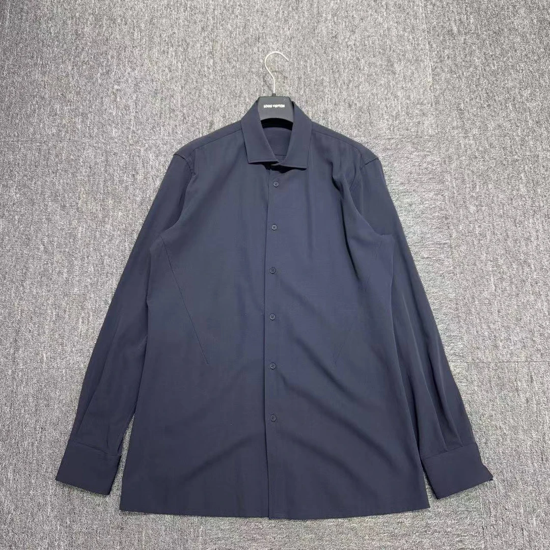 99新 BOTTEGA VENETA/葆蝶家 纯色羊毛衬衫/12140/41码