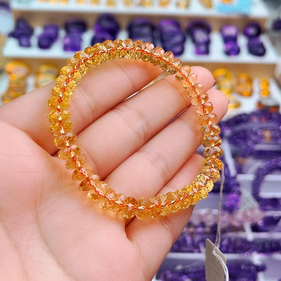 水晶未镶嵌手串天然保真