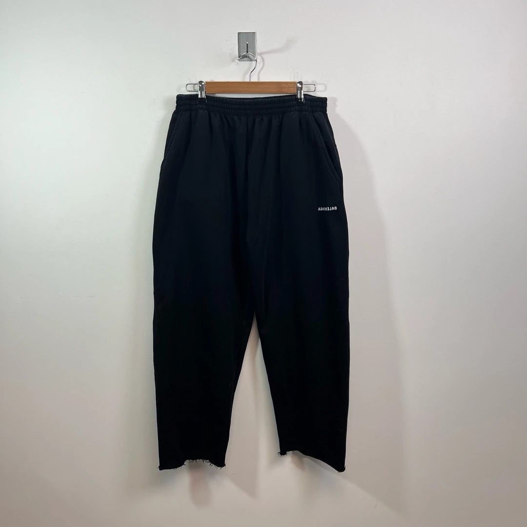 巴黎世家/Balenciaga Logo字母刺绣休闲裤 99新 M码 #2344