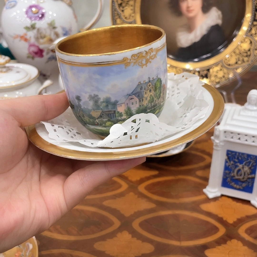 摆件中古一等咖啡杯