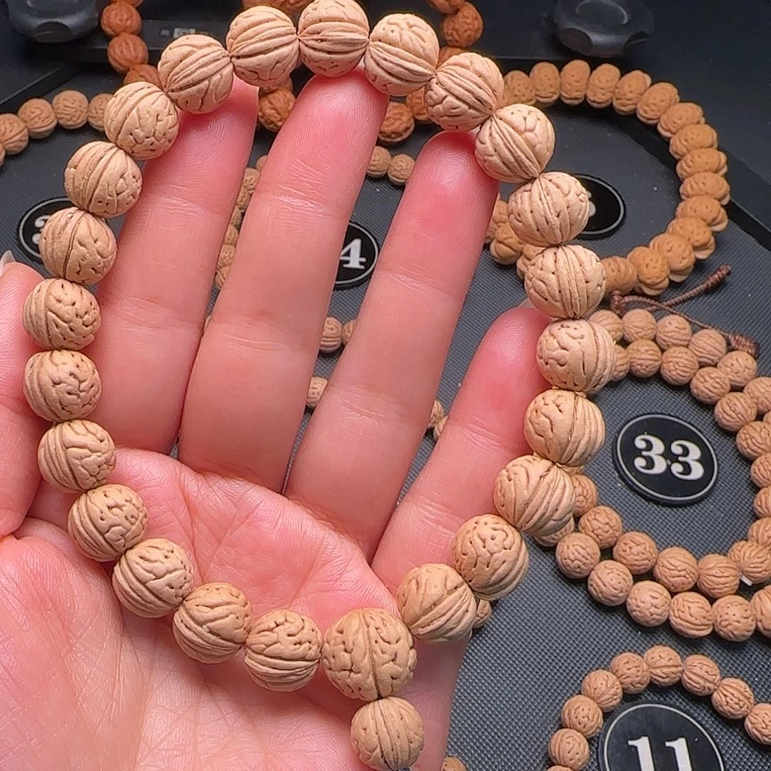 手串桃核滴溜圆肌肉纹桃核手持