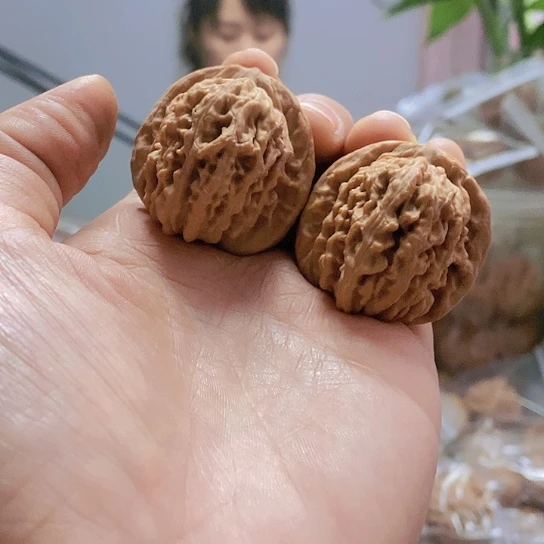 【闪购商品】把件文玩核桃37红皮四座楼