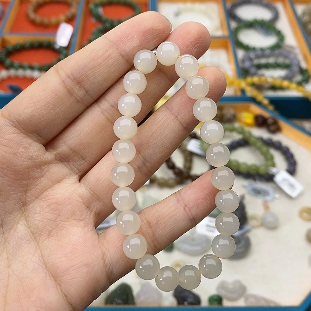 和田玉未镶嵌颈饰w48