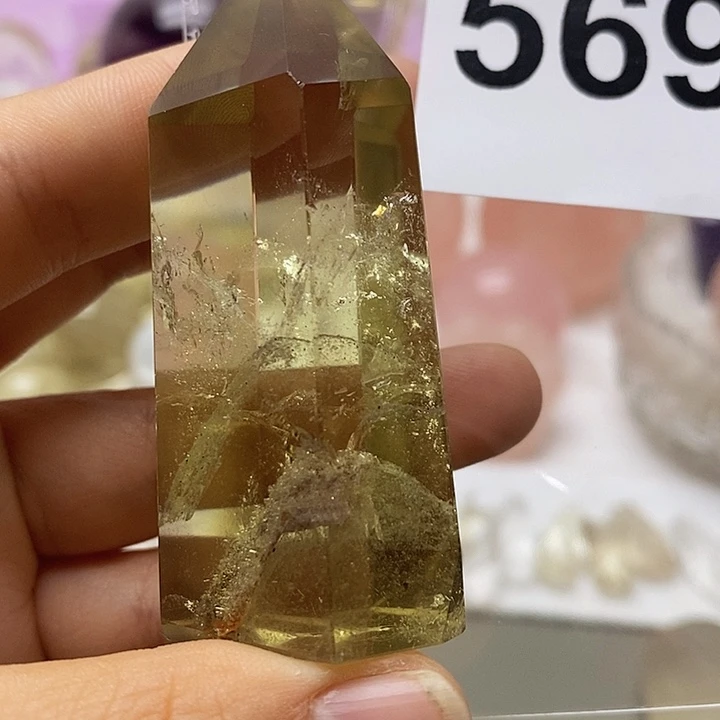 钰***鹿紫晶摆件未镶嵌水晶