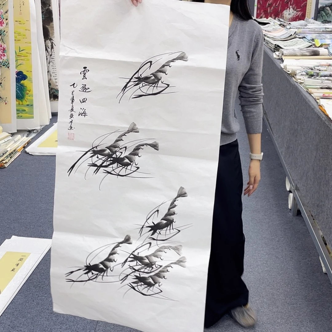 国画作品小姐姐放漏…