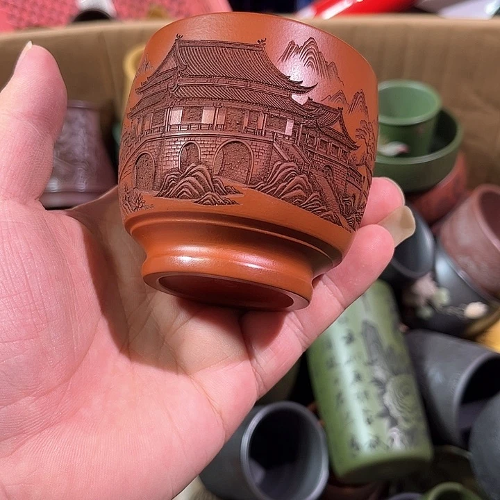 茶杯紫砂全手工紫砂主人杯