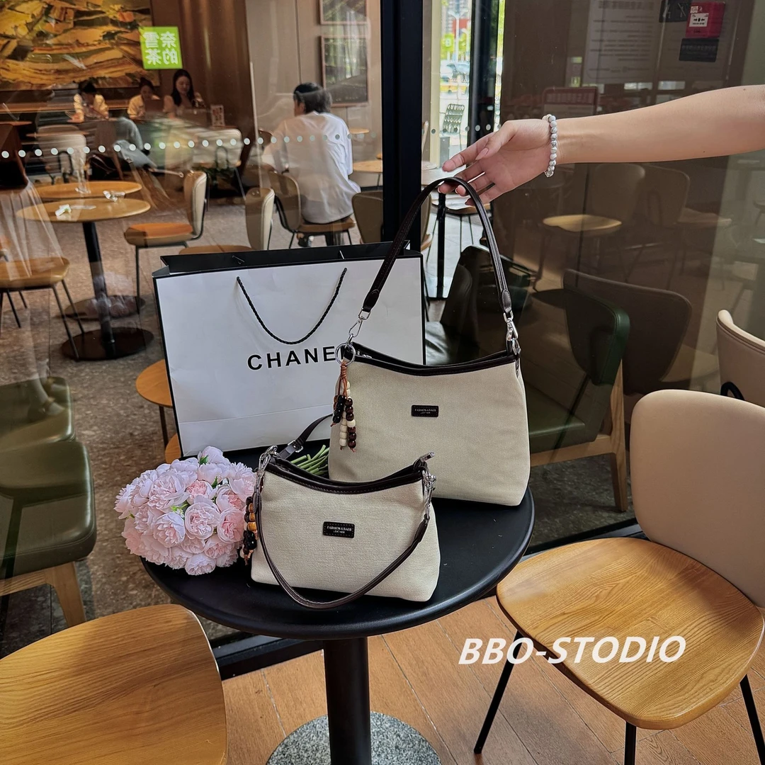 【外贸原单】2025秋冬新款日韩 潮流麂皮单肩包斜挎手提包腋下女包