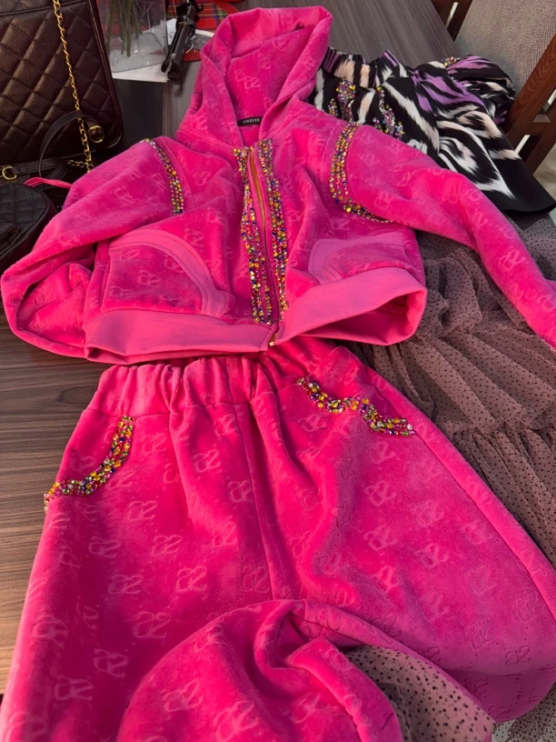 粉红色 新款套装