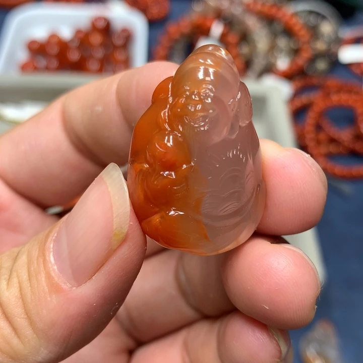 吊坠(不含链)未镶嵌南红玛瑙