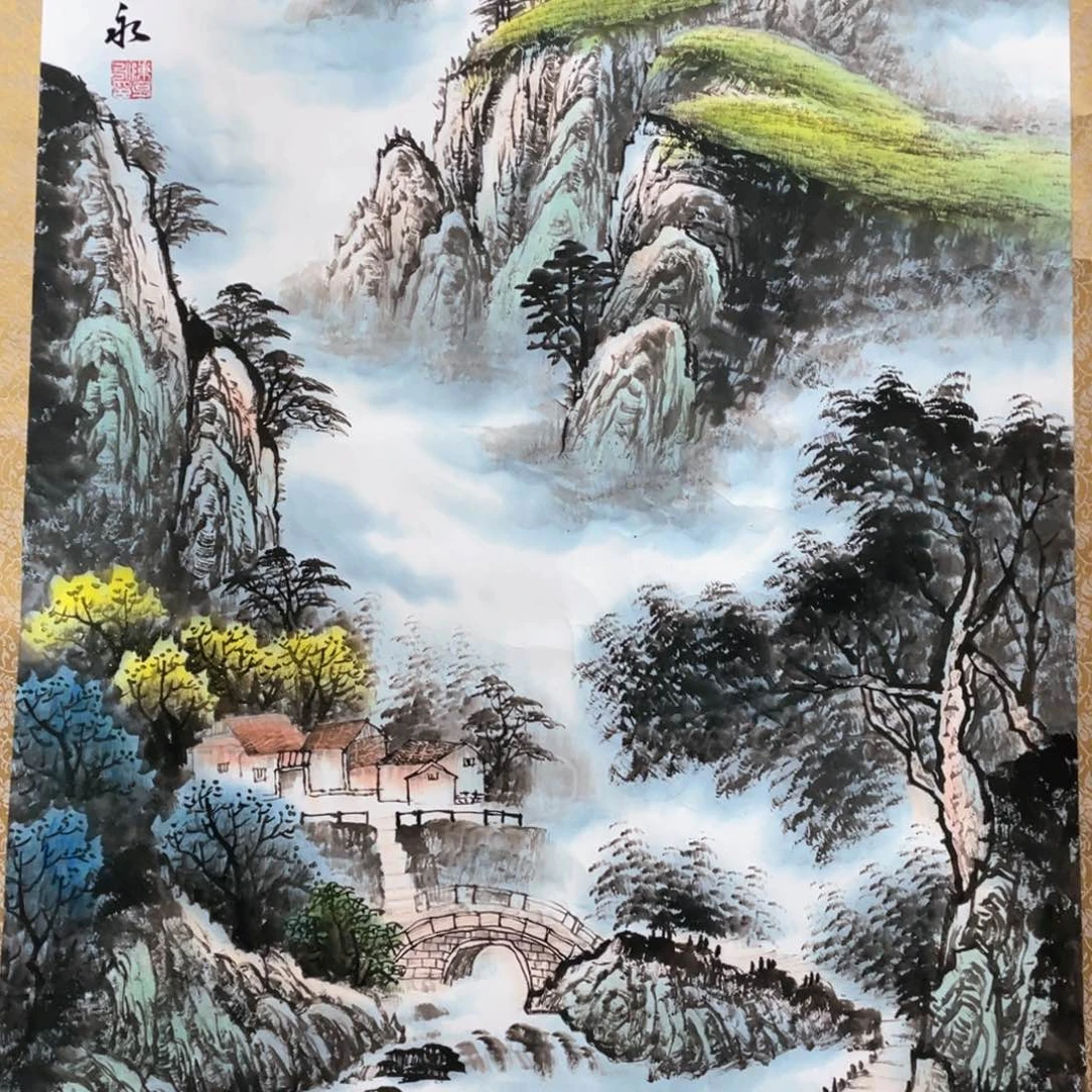 国画老师手笔手绘作品w