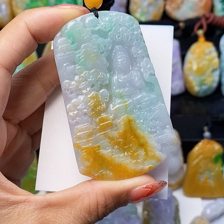 定制翡翠未镶嵌翡翠A货一物一证