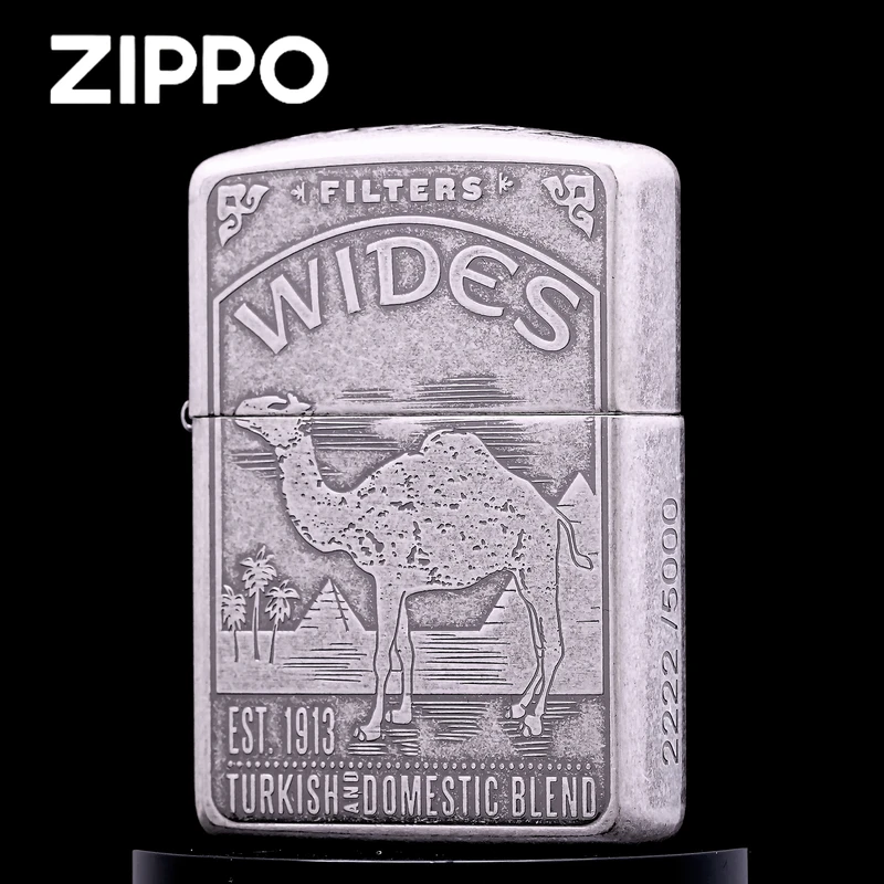 Zippo正品打火机/古银盔甲骆驼 DY9902DK【凯亚1】