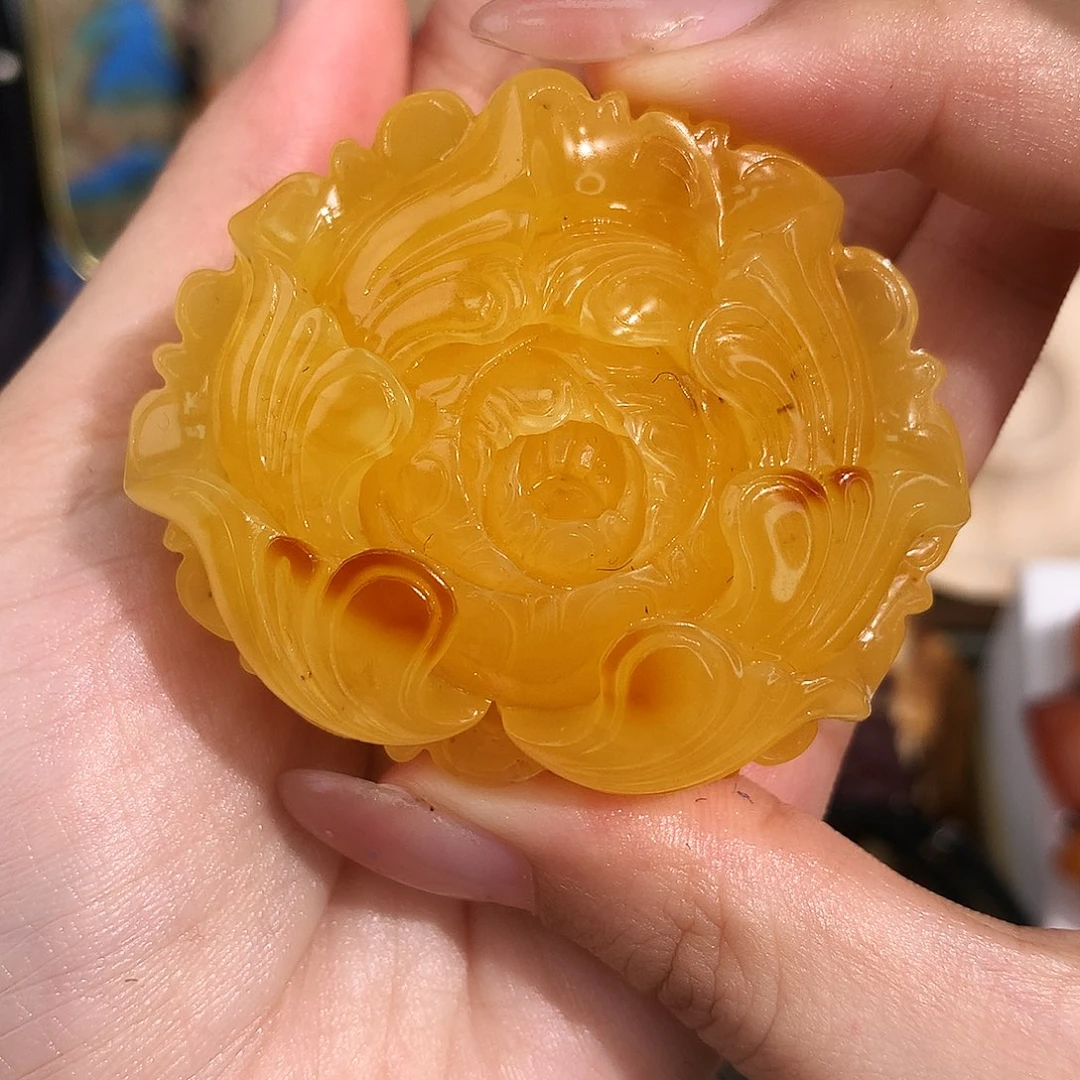 未镶嵌琥珀裸石沉我