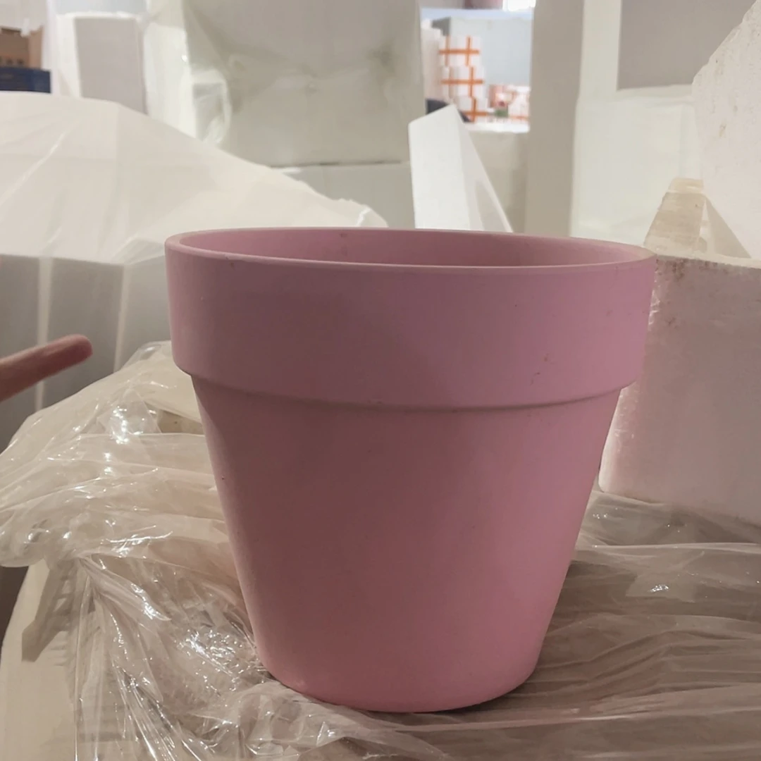 【闪购商品】红陶粉色国际盆20-18