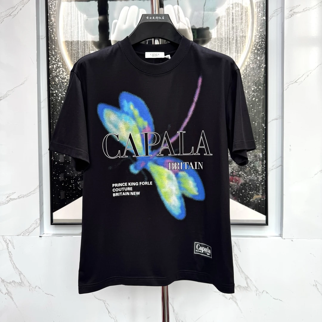 阔【卡铂拉短袖】新款百搭潮流休闲时尚男士T恤短袖夏季宽松0738