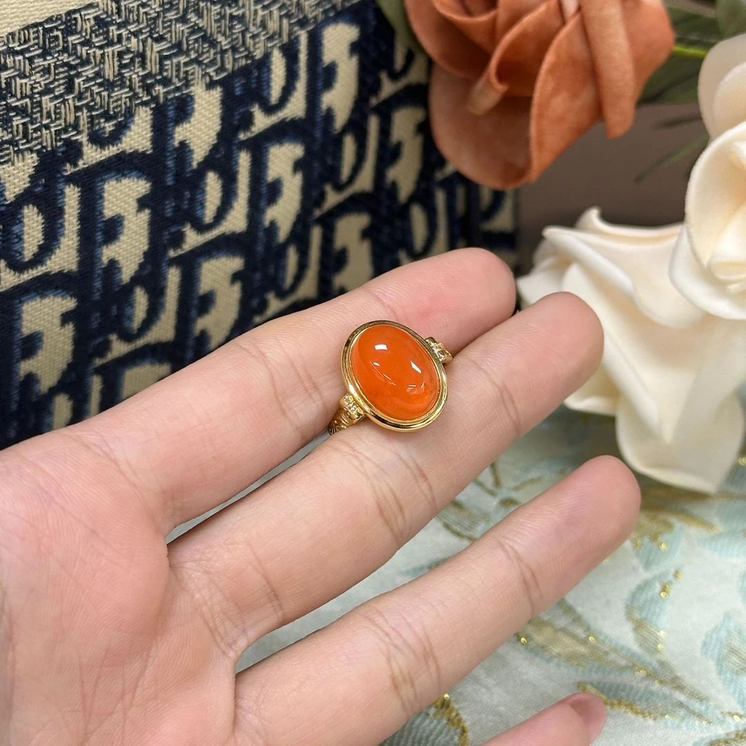 【凰一品】原矿冰红戒指S925