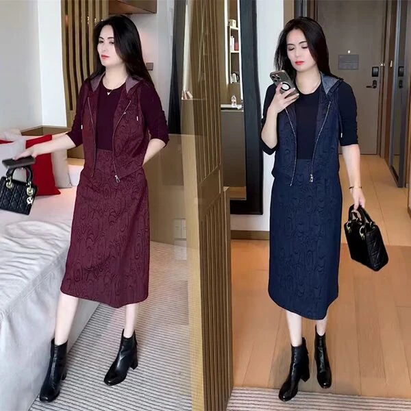 2025新款休闲时尚穿搭气质洋气收腰显瘦减龄不挑人长袖套装118