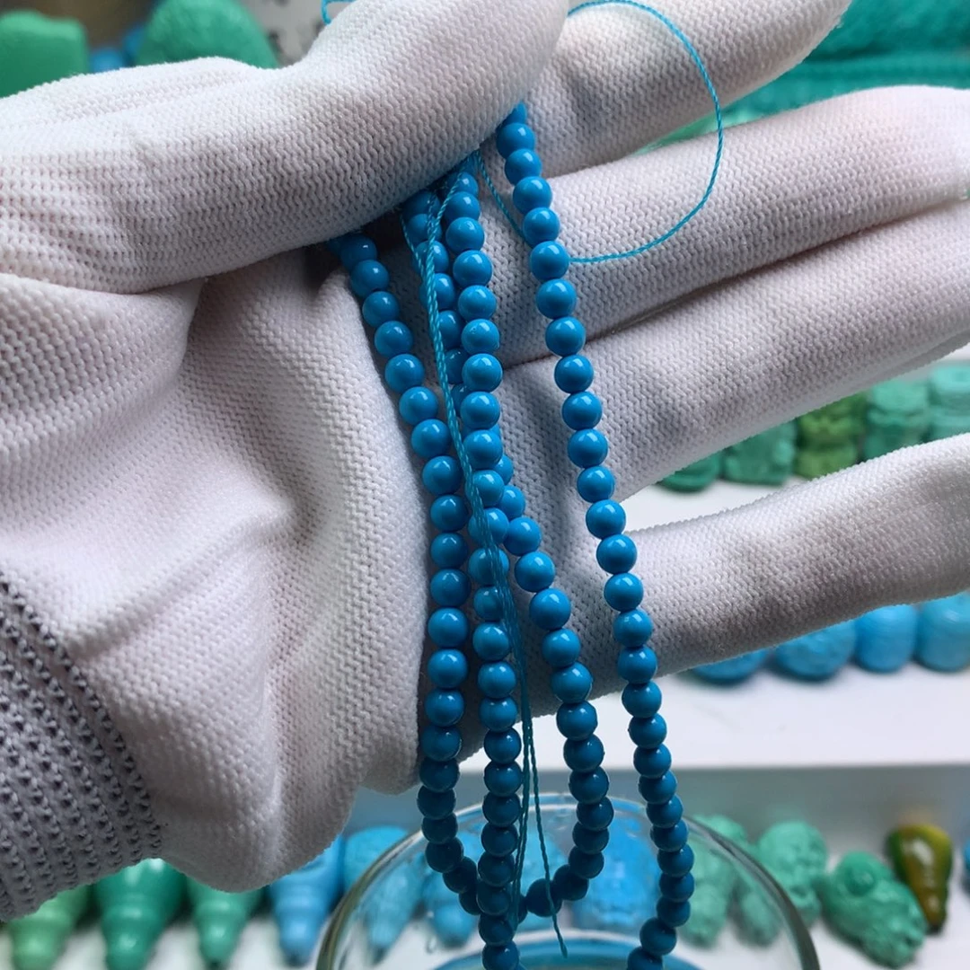 湖北批发精挑绿色矿原创手串108 以介绍为准