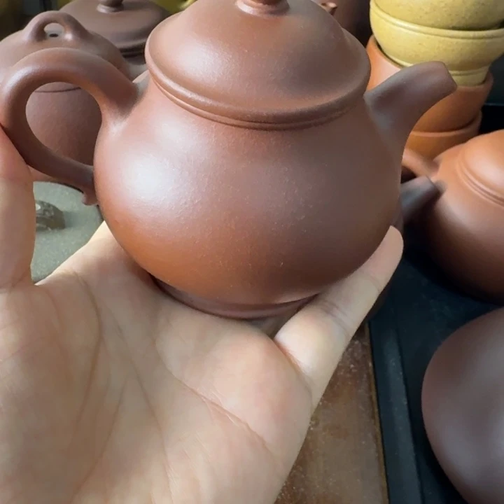 茶杯紫砂会***儿紫泥高潘170c c