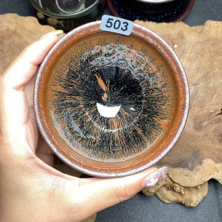 茶盏建窑建盏主人杯503