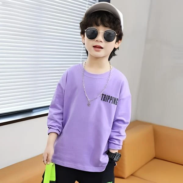 A1-332御儿童春秋休闲长袖T恤(YB5160)