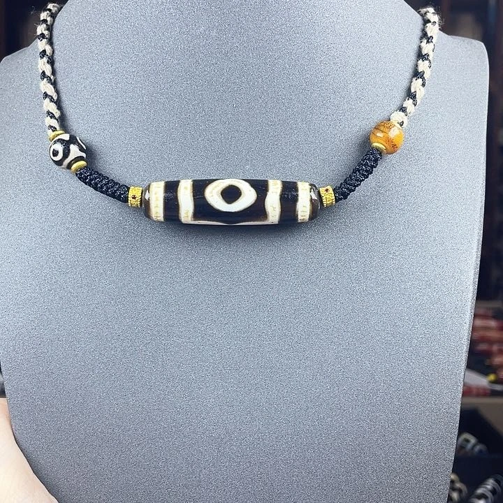 玛瑙/玉髓颈饰合金